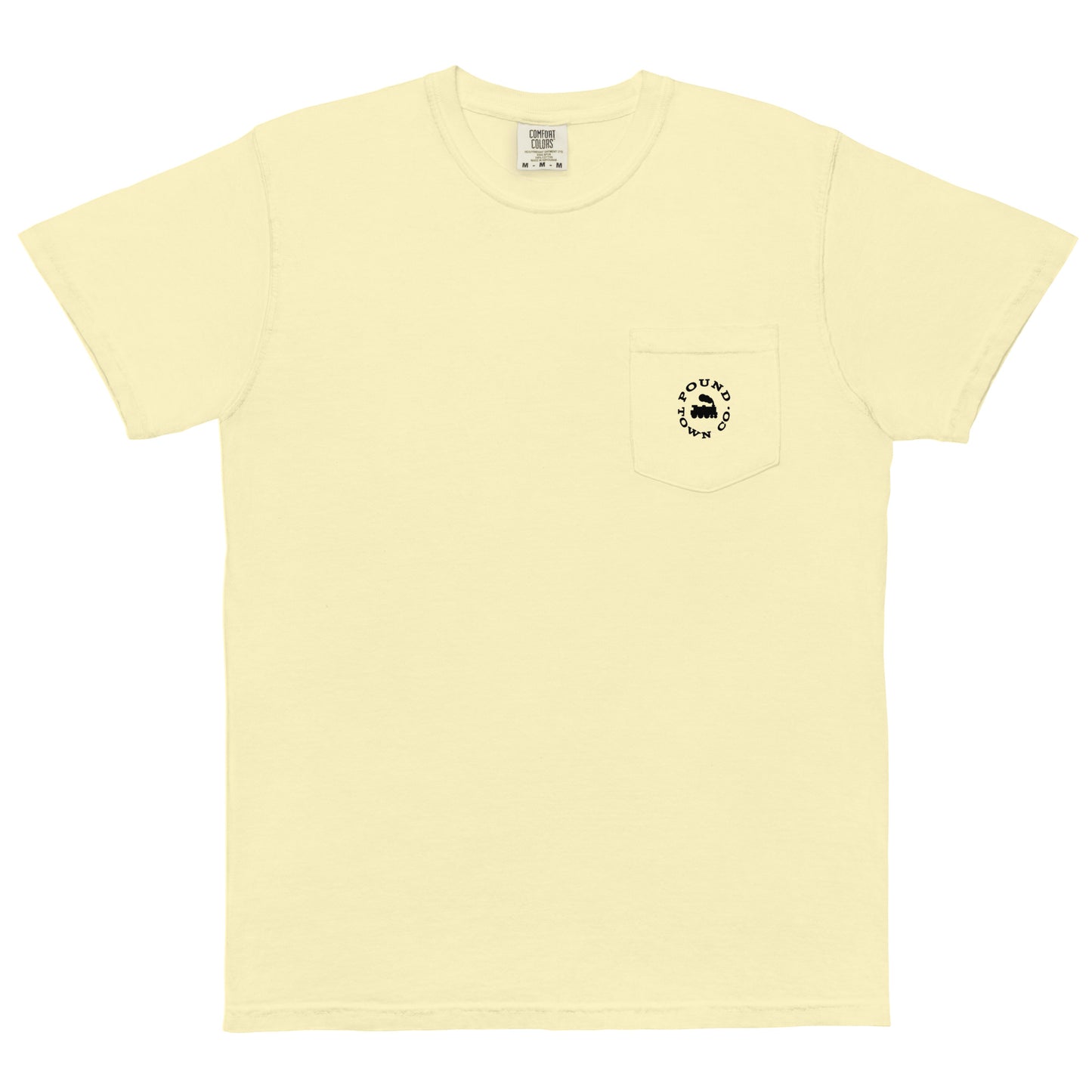 Poundtown Company Unisex garment-dyed pocket t-shirt