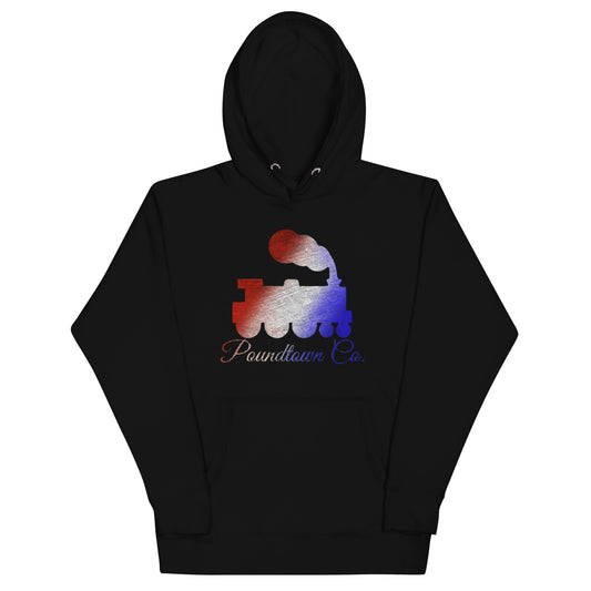 Poundtown Company Concrete Train USA Unisex Hoodie